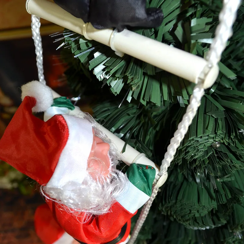 Рождественское украшение для скалолазания Санта Клаус скалолазание на веревке