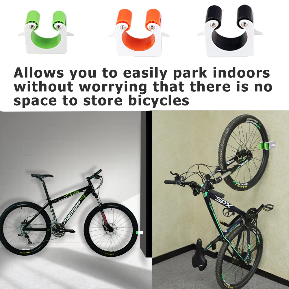 Bicycle Wall Mount Hook Portable Parking Rack Buckle Cycling Display Stand Mountain Road Bike Indoor Vertical Storage | Спорт и