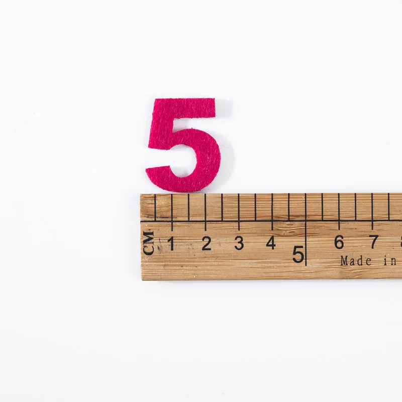 Войлочная ткань с цифрами 50 шт./лот Материалы для творчества Нетканая