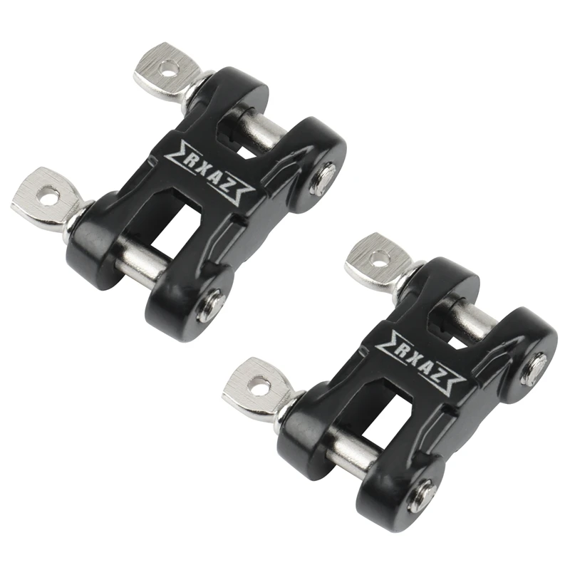 2Pcs Metal Bumper D-Ring Trailer Hook Tow for 1/10 RC Crawler Car Traxxas TRX-4 Axial SCX10 RC4WD Redcat Parts | Игрушки и хобби