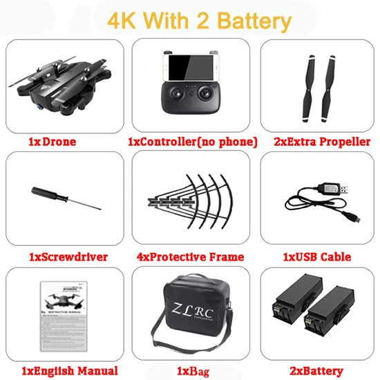 4K Black 2B Bag SG900 X192 gps Квадрокоптер с 720 P/4 K HD камерой Rc вертолет gps фиксированная точка wifi FPV дроны следуем за мной режим vs Hubsan H501s - Цвет: 4K Black 2B Bag