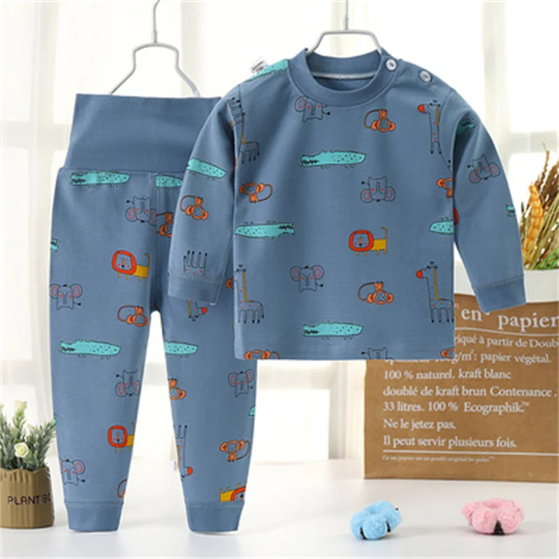 

1-7year Baby Clothes Set Winter Cotton Newborn Baby Boys Girls Clothes 2PCS Baby Pajamas Unisex Kids Clothing Sets pijama niño