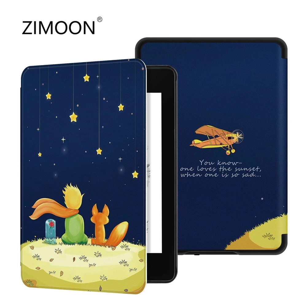 Умный чехол для Amazon Kindle Paperwhite 4 Жесткий Чехол из искусственной кожи 10th PQ94WIF 2018