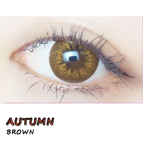 Маленький чехол для макияжа с красивыми глазами - Цвет: AUTUMN BROWN