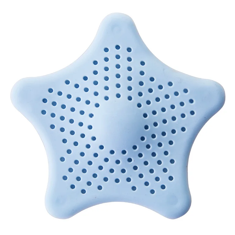 Кухонный силиконовый пятиконечный фильтр для раковины ванная комната присоска