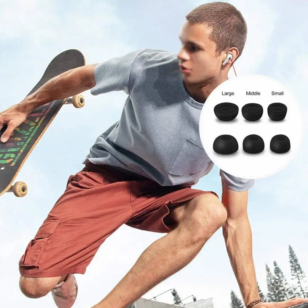 Высококачественные наушники для AirPods Pro Air Sponge нескользящая вилка защита от