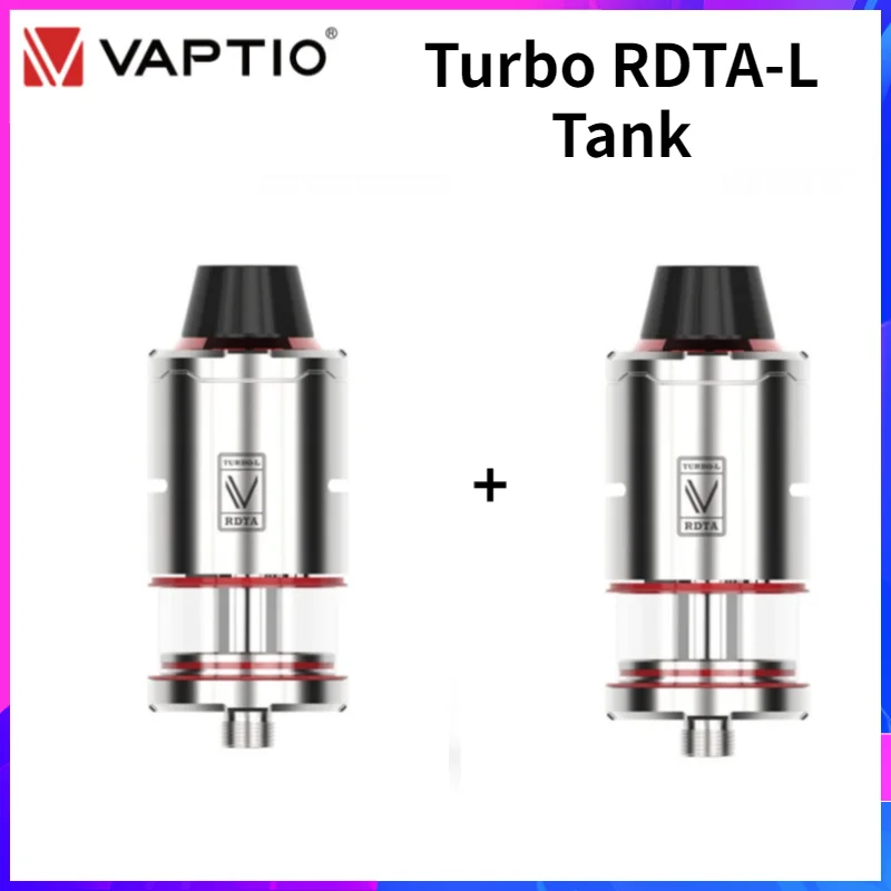 Vaptio Turbo Rebuildable Tank RDTA/RDA 240 Вт атомайзер электронная сигарета вейпинг 5 мл fit 510 нить
