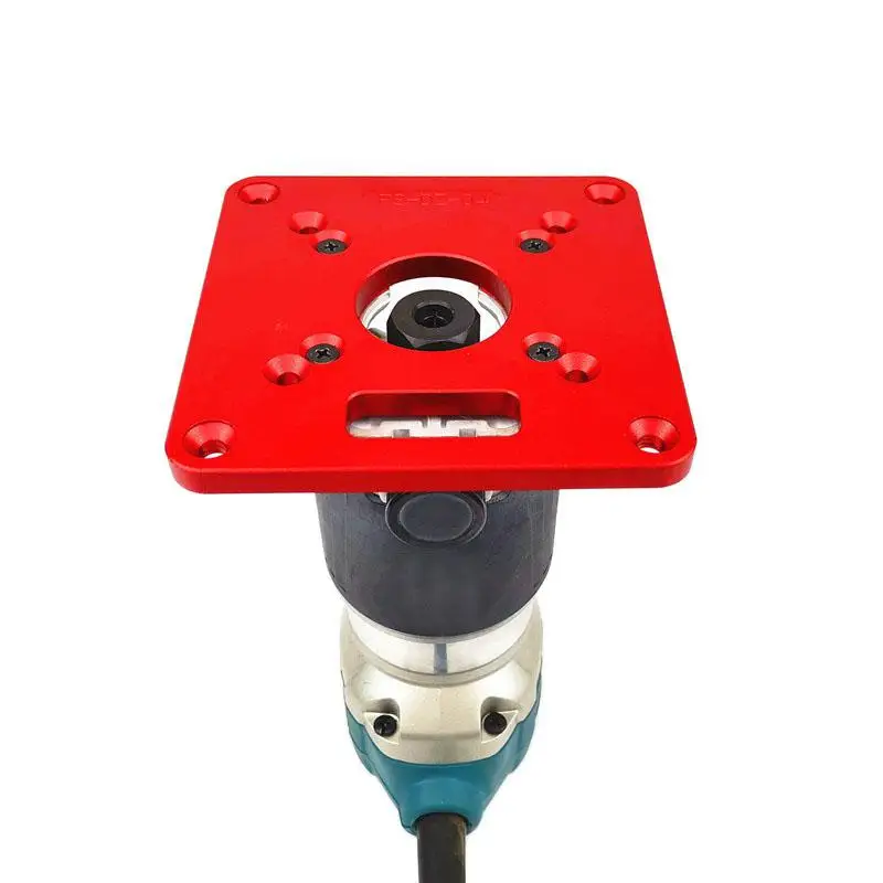 

Aluminium Router Table Insert Plate Woodworking Benches Wood Router Trimmer Models Engraving Machine
