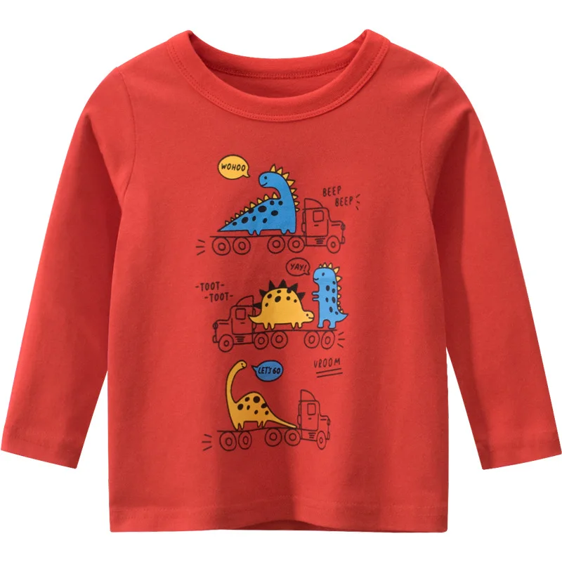 

27kids children's clothing 2021 spring new children's long sleeve T-shirt boys' clothing