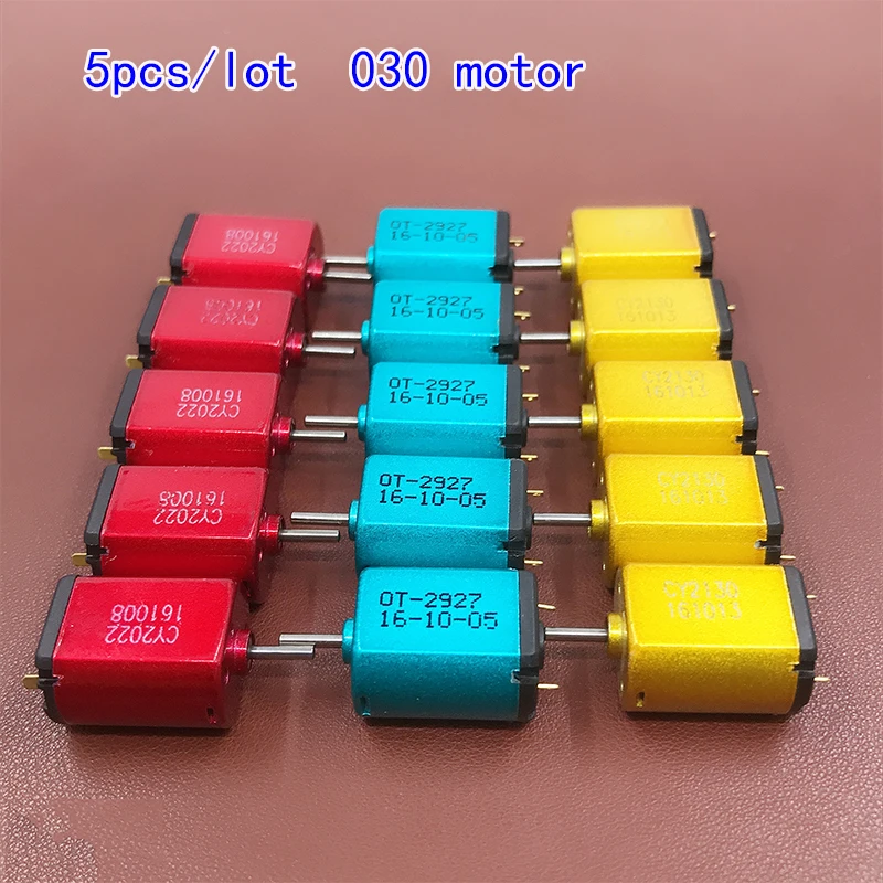 5 шт./лот Micro Mini 030 Электродвигатель с угольной щеткой постоянного тока 1 3 7 в 52000