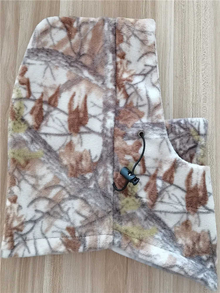 Зима бионический камуфляж охота и рыбалка теплая Кепка флисовый длинный рукав