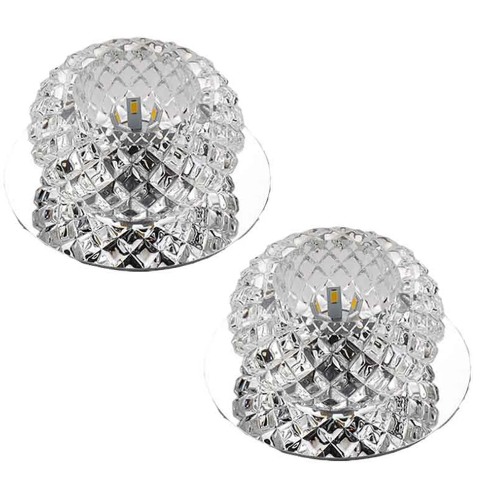 Modern LED Crystal Ceiling Light 5W AC110-220V Home Decor Living Room Lamps Corridor Aisle Lighting Night Lamp | Потолочные лампы и