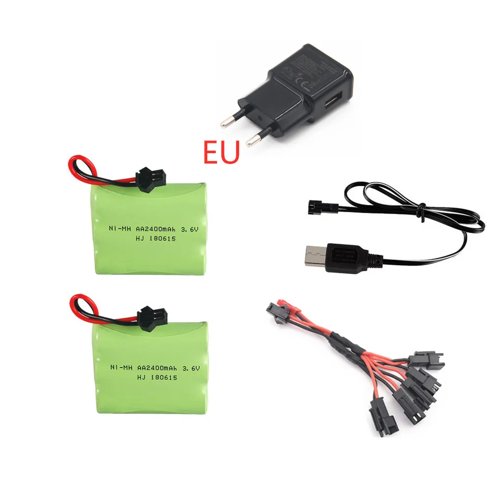 Комплект зарядного устройства nimh для игрушечного автомобиля робота танка поезда