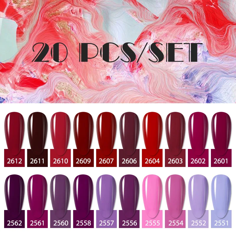 Набор гель лаков ROSALIND для маникюра светодиодсветодиодный УФ лампы топового и