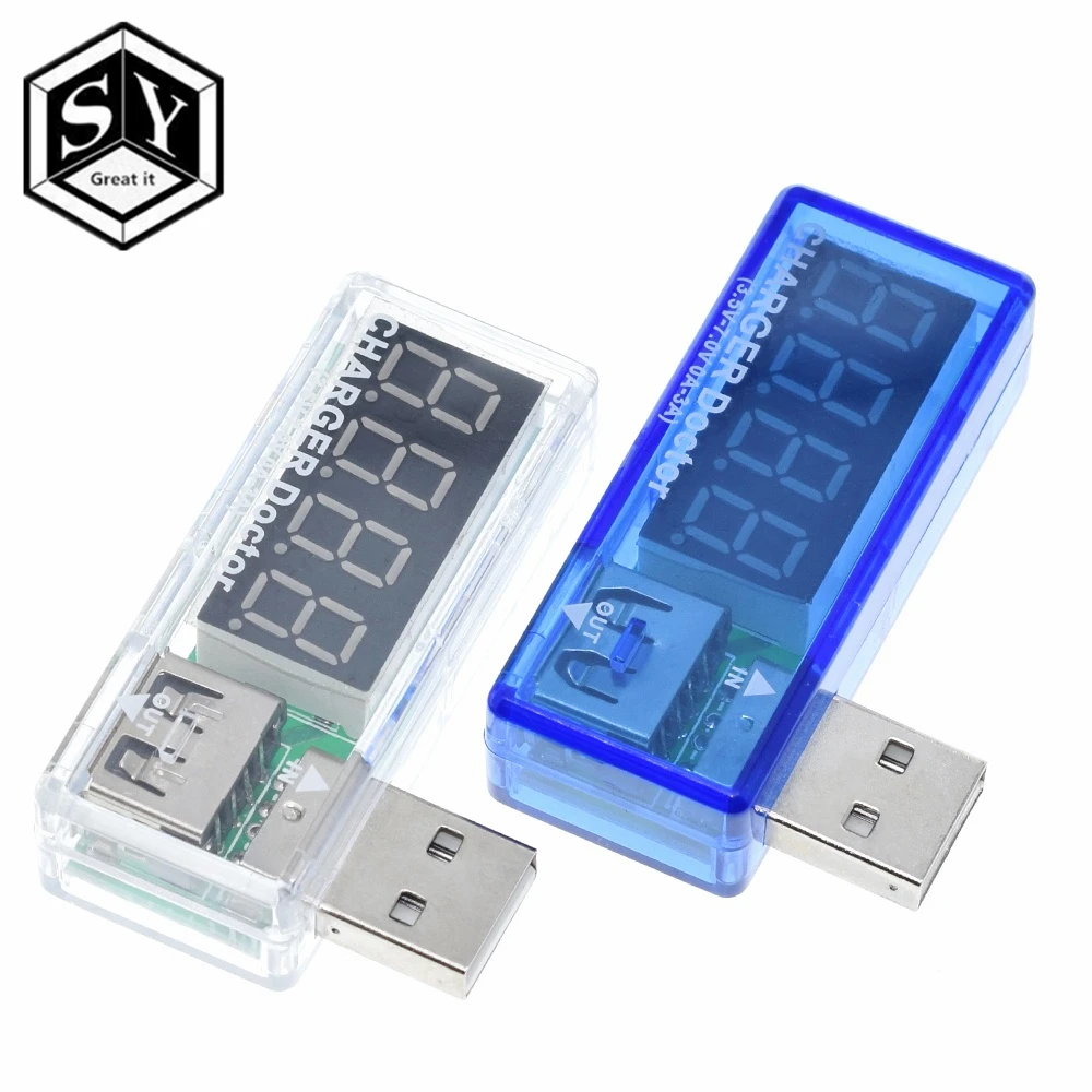 Цифровой USB тестер напряжения для мобильных устройств измеритель и силы тока