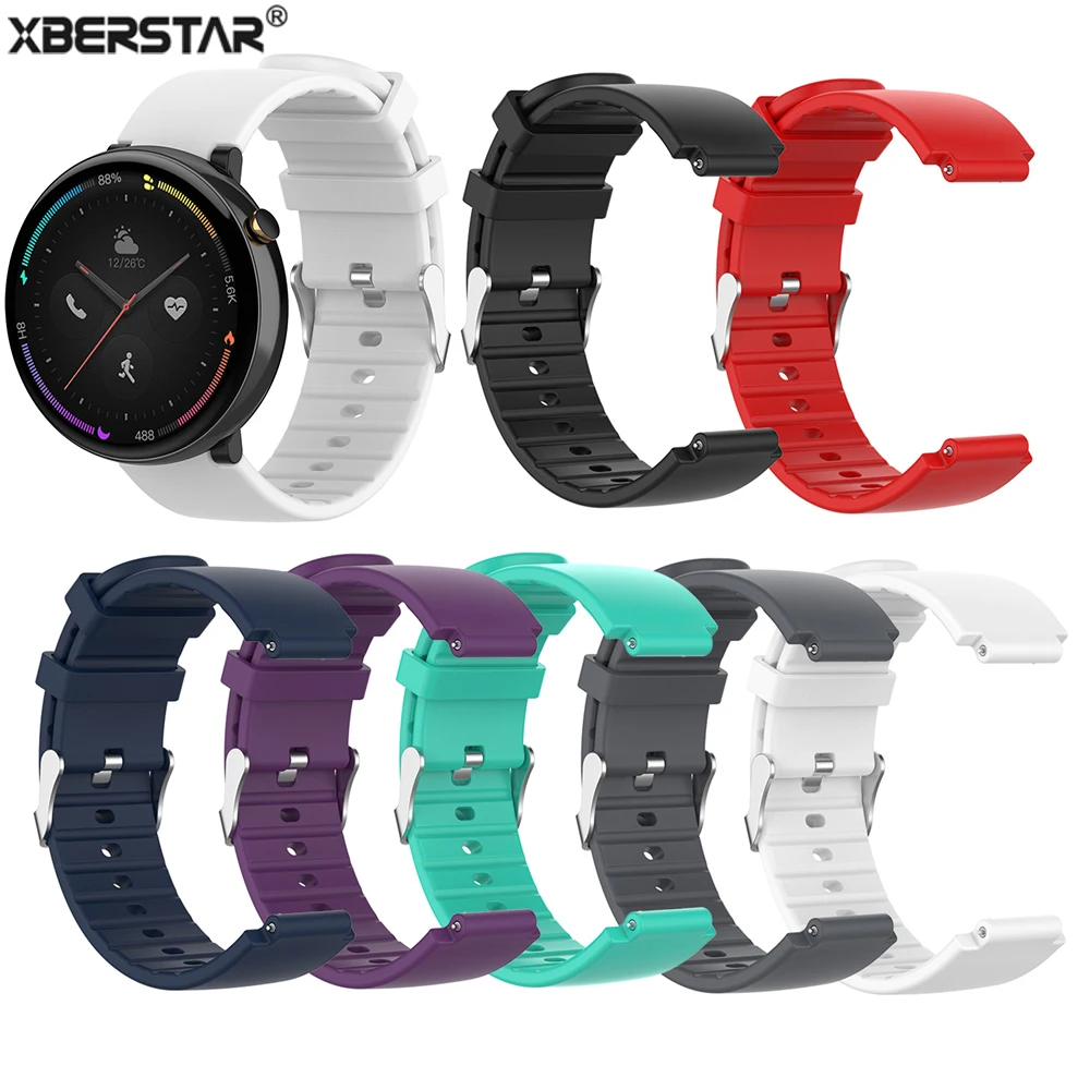 Ремешок силиконовый для Huami Amazfit 2 A1807 сменный Браслет наручных часов с шириной