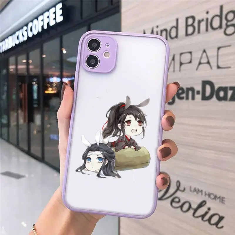 

Mo Dao Zu Shi anime Phone Cases matte transparent For iphone 7 8 11 12 plus mini x xs xr pro max cover