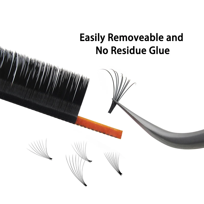 6case/lot MASSCAKU hot sale 2d-6d magnetic camellia lashes false eyelashes extension 0.05 0.07 thickness matte black mink lash - купить по