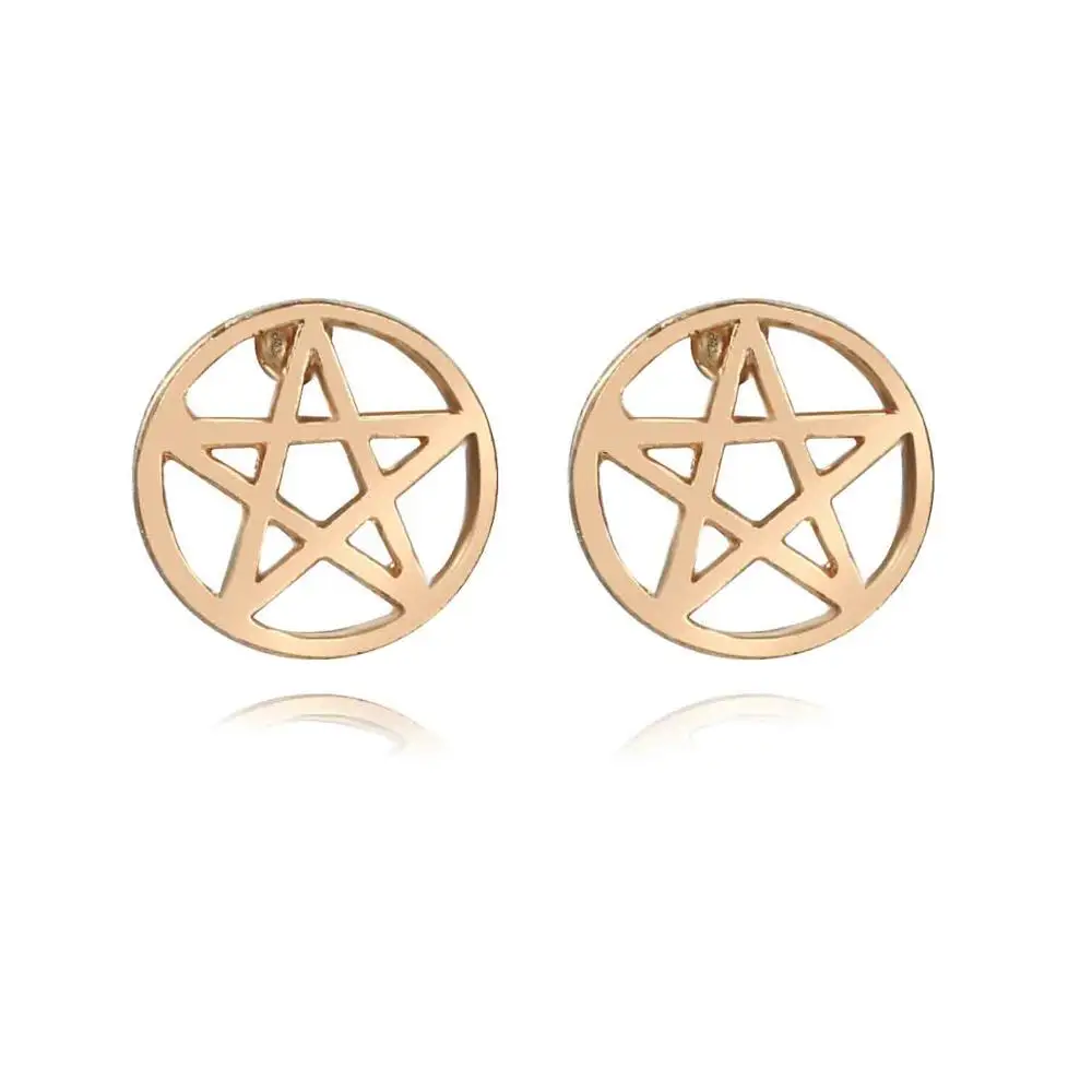 Корейская версия новых простых сережек женские милые геометрические серьги в