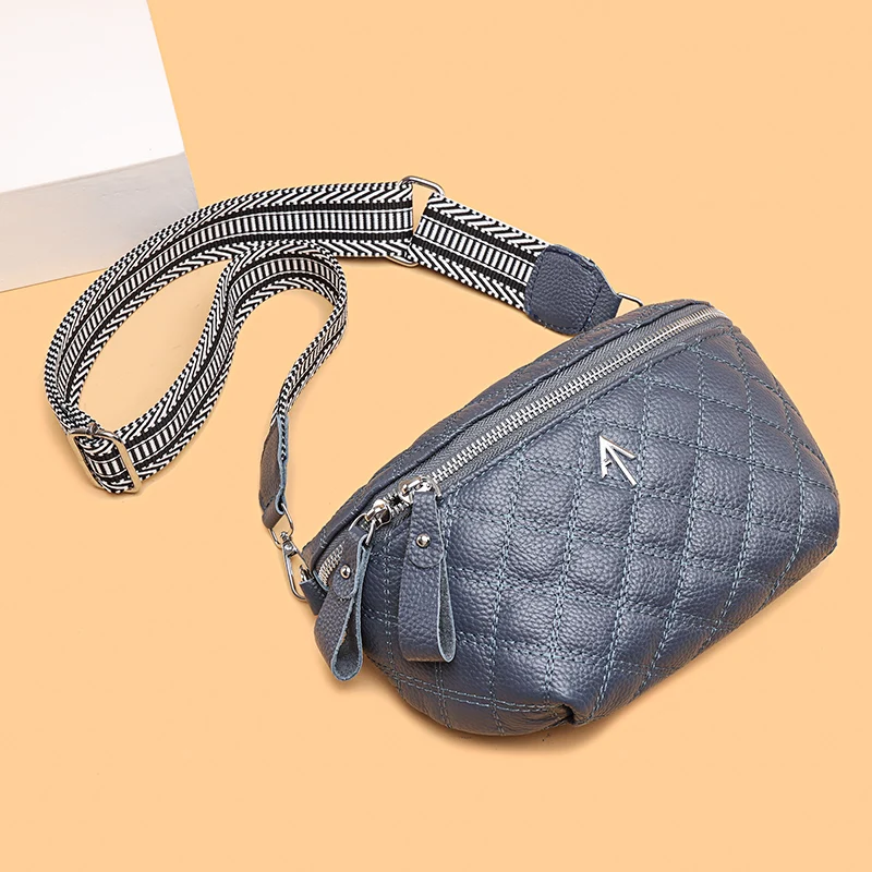 Новая простая повседневная нагрудная сумка для женщин, сумки через плечо с защитой от кражи для женщин, дизайнерский саквояж на плечо с нагр... от AliExpress WW