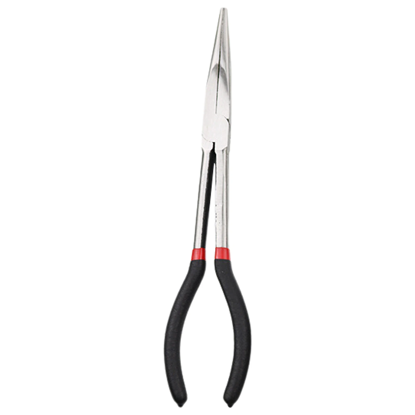 

11inch DIY Needle Nose Plier Home Repairing Hardware Duckbill Long Reach Non Slip Portable Jewelry Making 45 Degree Straight