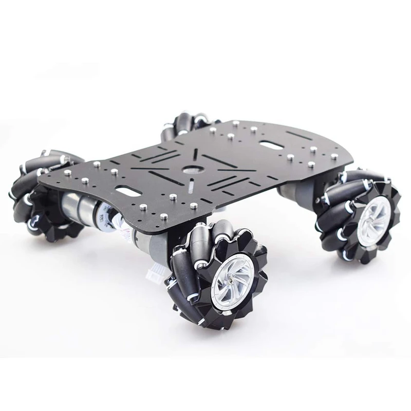 Mecanum колеса робот шасси автомобиля комплект с 12 В кодер Двигатель Для Arduino Raspberry Pi