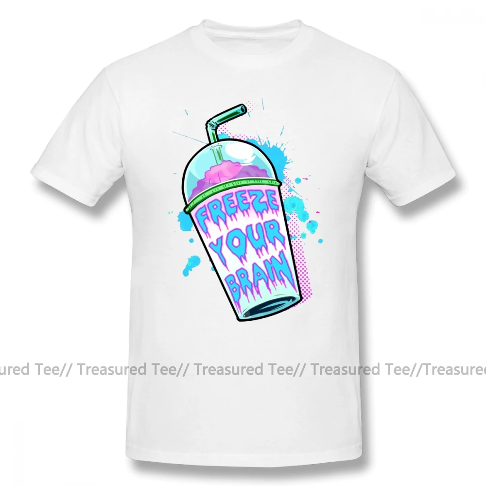 Heathers футболка Freeze Your Brain футболка негабаритных мужчин футболка лето 100 хлопок короткий рукав милый Графический Tshirt1 - Цвет: White