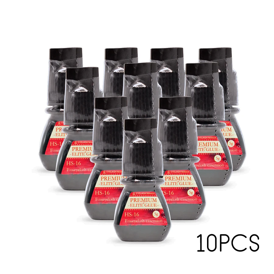 10 шт. сушка 1-2 secondsPremium Elite Plus объемная клейкая HS-16 клей-наращивание ресниц удерживание 7-8 недель