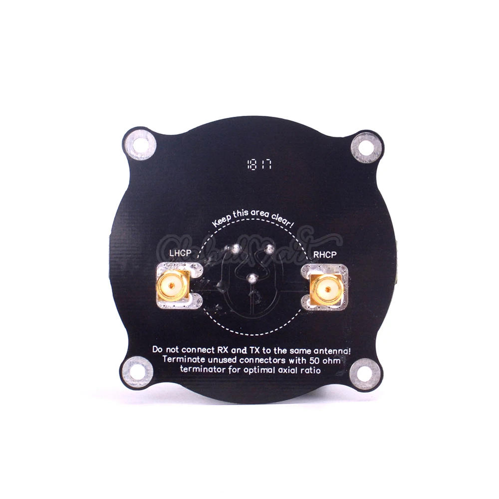 Антенна 5 8 ГГц с тройной подачей направленная круговой поляризацией SMA/RP-SMA для FPV