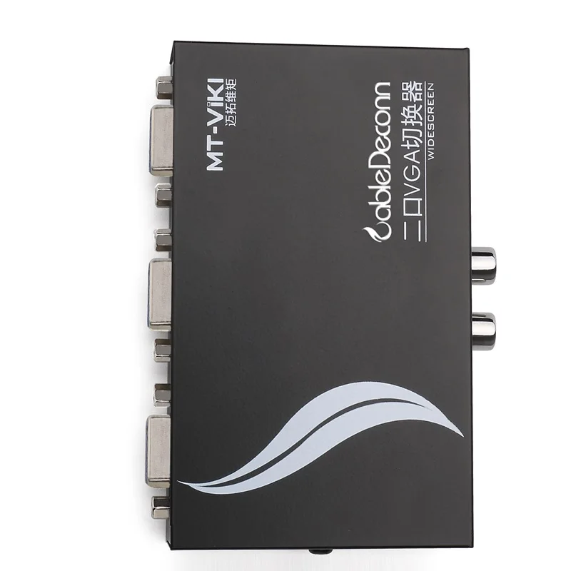 Выключатель VGA с широким экраном 2 в 1 мини конвертер портами для монитора ЖК