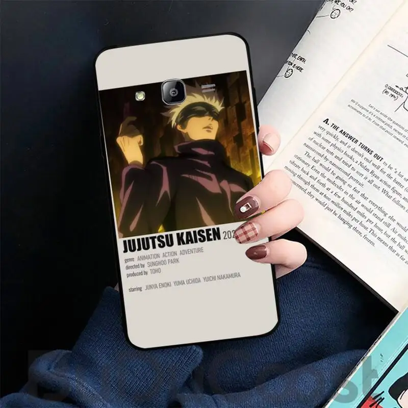 

Jujutsu Kaisen Satoru Gojo anime Phone Case For Samsung galaxy S 7 8 9 10 20 edge A 6 10 20 30 50 51 70 note 10 plus