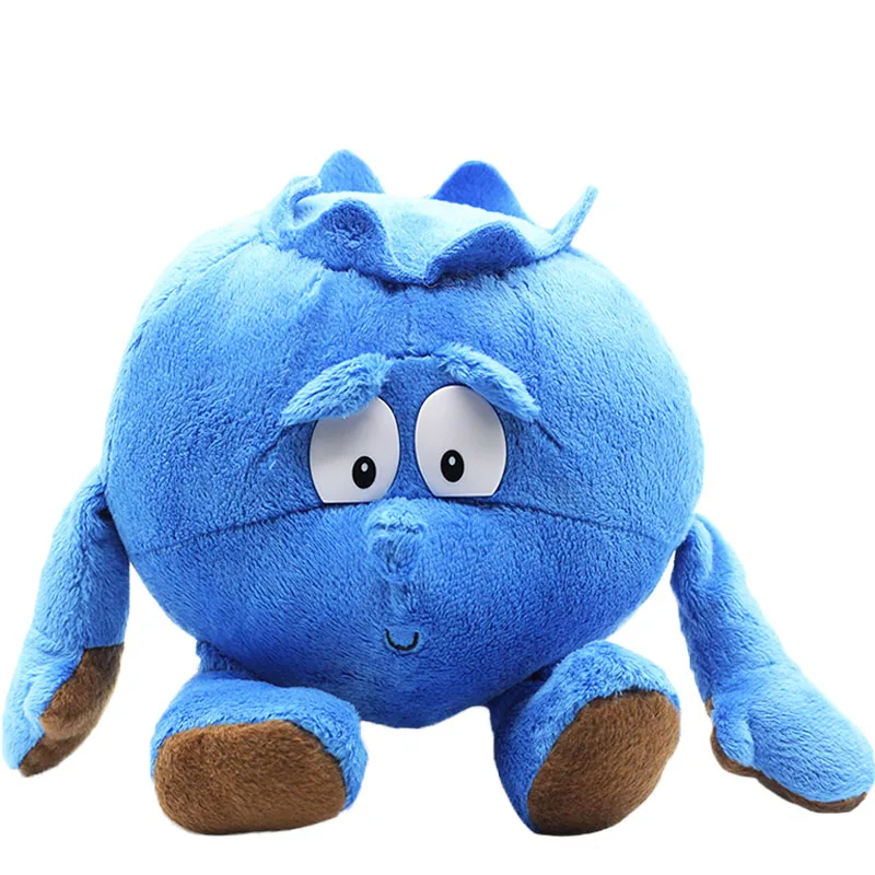 blueberry Добро пожаловать, тыква, ананас, плюшевая игрушка, банан, цветная капуста, черника, фрукты, овощи, мягкая кукла, подарок на день рождения, Рождество, для детей - Цвет: blueberry