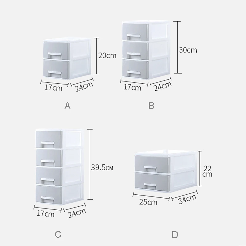 

Multi-layer Desktop Drawer Storage Box Office Paper File Container Home Toy Cloth Underwear Socks Storage Boxes Sundries Case