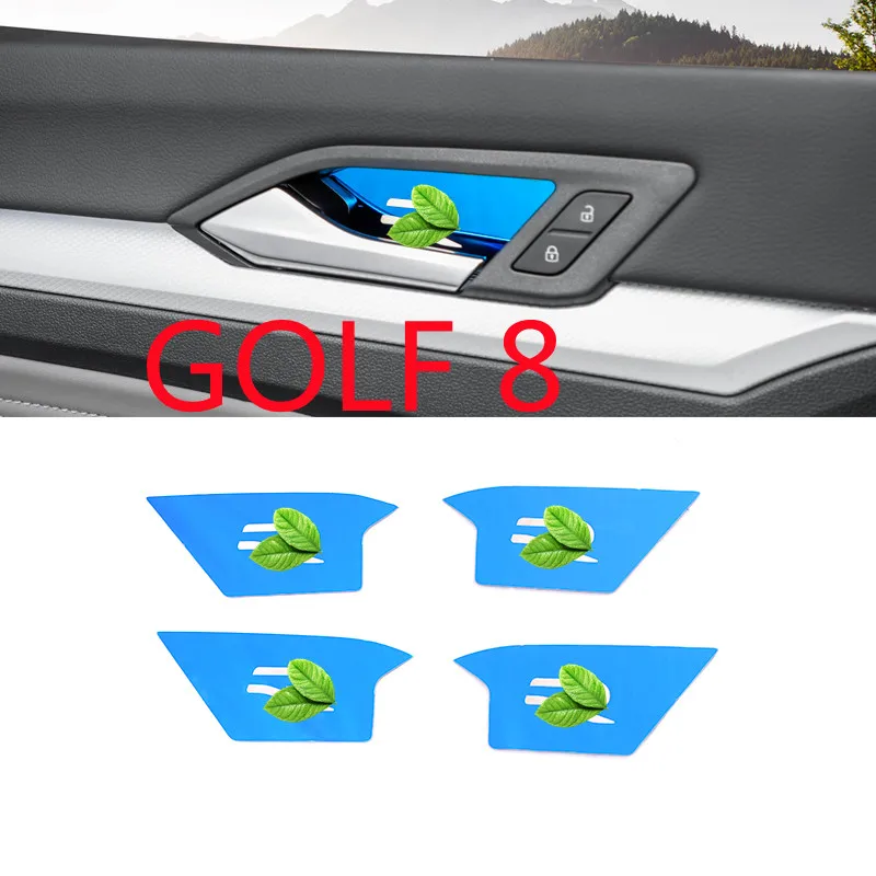 

Для Golf 8 специальная внутренняя дверная чаша наклеивается 2021 rline внутренняя Модифицированная ручка устойчивая к царапинам декоративные бле...