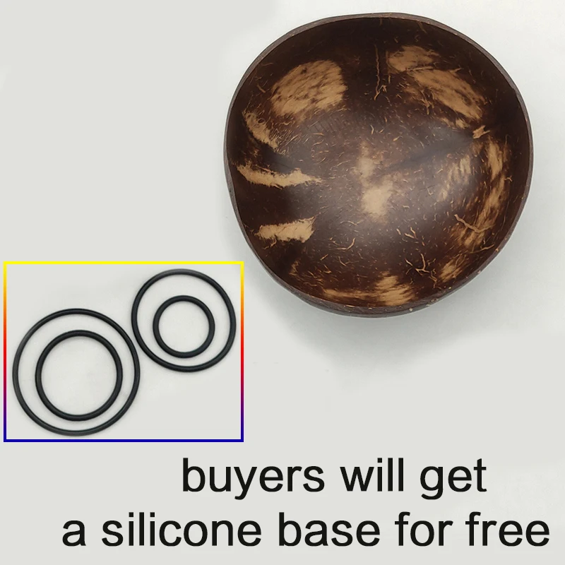 Тренд натуральная чашка в виде кокоса набор ложка фруктовый салат лапша рис чаша