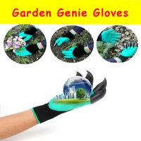 for digging planting garden gloves with claws 4 abs plastic garden genie rubber gloves quick easy to dig and plant