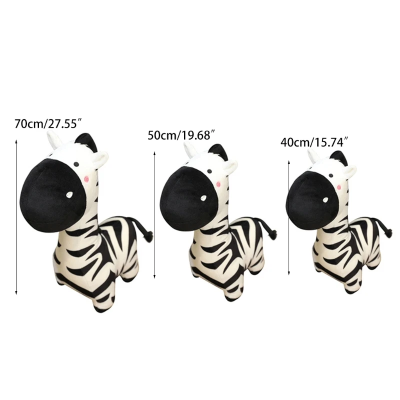 

Lovely Wildlife Zebra Plush Toy Stuffed Animal Doll Boys Girls Birthday Christmas Gift for Kids Children