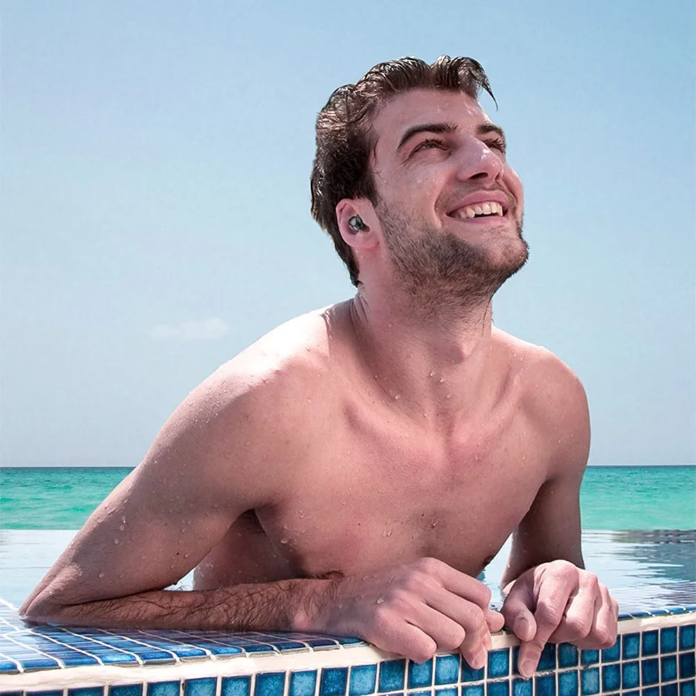 

LIGOFWIS Wireless QI Bluetooth Headset Binaural In-Ear Noise Canceling Headset TWS Power Display Touch 5.0 For Smartphones