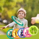 Мультяшный мягкий цветной гибкий летающий диск профессиональная новая игра