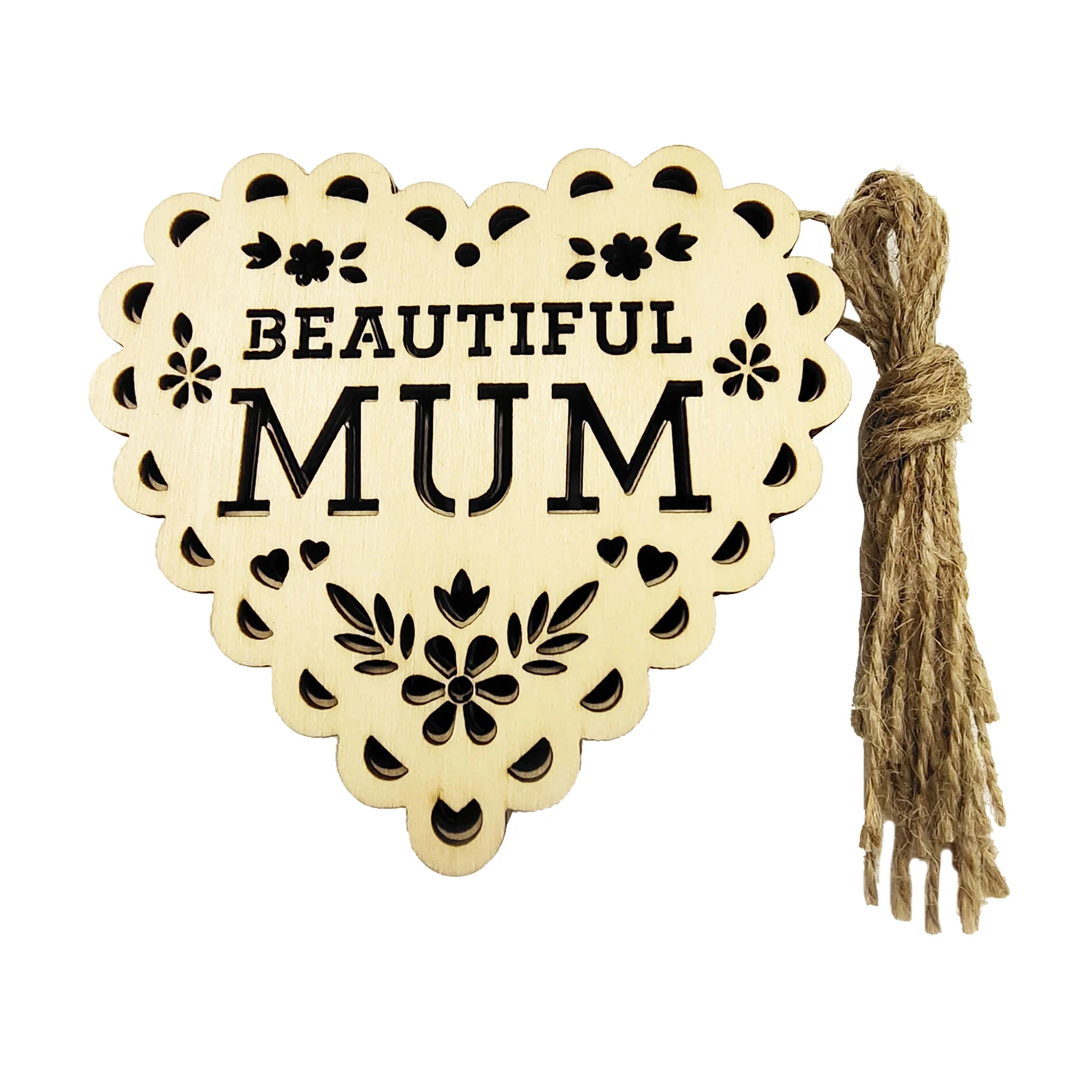 

Retro Wall Hanging Wooden Plaque Sign Craft Decoration for Home Living Room Bedroom Decor