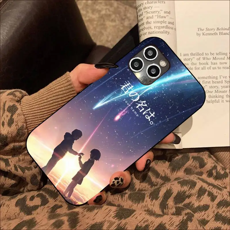 

Japanese Anime Your Name Kimi no Na wa Phone Case for iPhone 8 7 6S Plus X 5S SE 2020 XR 11 12 mini pro XS MAX