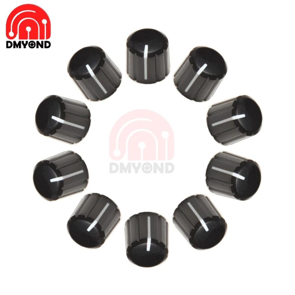 10 шт. 360 градусов потенциометр Поворотный энкодер алюминиевый сплав Половина