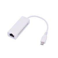 micro usb to ethernet cable interface ethernet adapter otg wired internet android tablet pc network card
