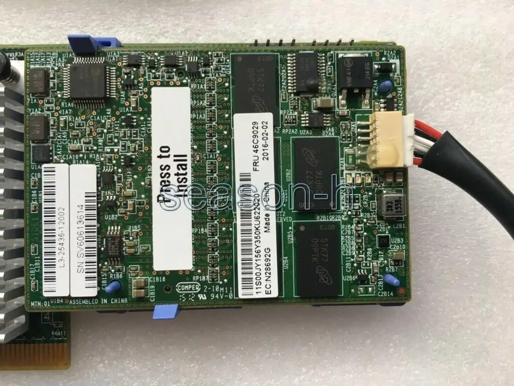 Контроллер RAID + LSI BBU09 supercap 8 портов 6 ГБ PCI-e SAS/SATA 1 кэша IBM M5110 | Компьютеры и офис