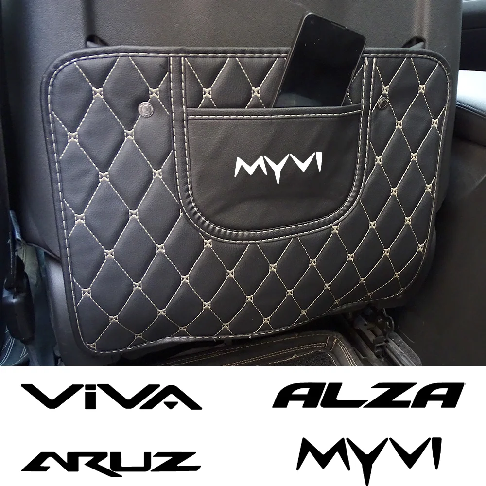 Кожаная сумка для хранения на спинку автомобильного сиденья Perodua Alza Aruz