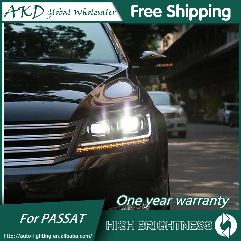 Светодиодные фары для VW Passat ЕС B7 2012 2016 Magotan DRL Дневной осветительным приборам