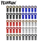YEAHRUN 1020 шт. металлический сплав CW M4 Соединительная тяга конец шарового шарнира для осевого SCX10 D90 D110 Tamiya CC01 110 RC автомобиль Гусеничный