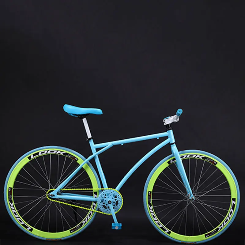 Bicycle Road Bike Fixed Gear Adult Men and Women Models Racing Solid Tire Single Speed Students New Cool