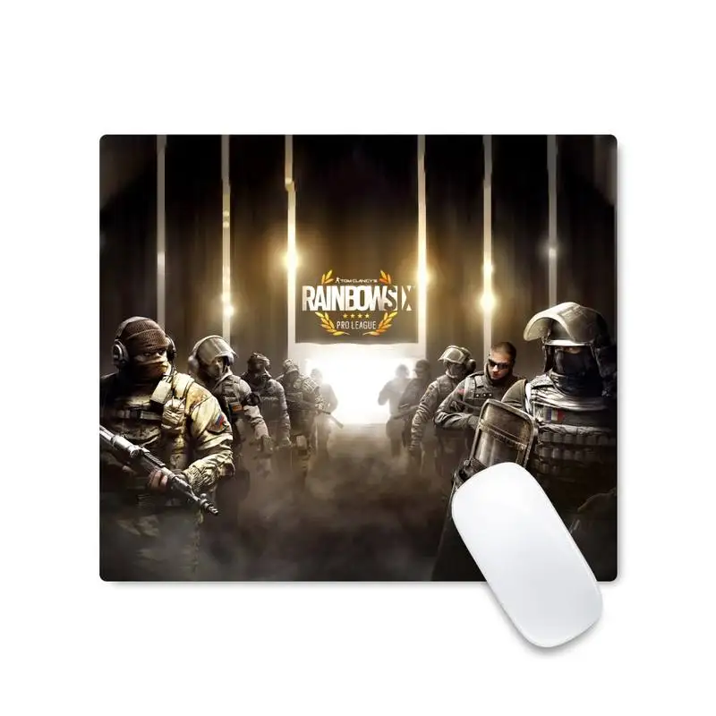 

Tom Clancy's Rainbow Six Siege game Locking Edge Mouse Pad Game Mouse pad Game Officework Mat Non-slip Laptop Cushion mousepad