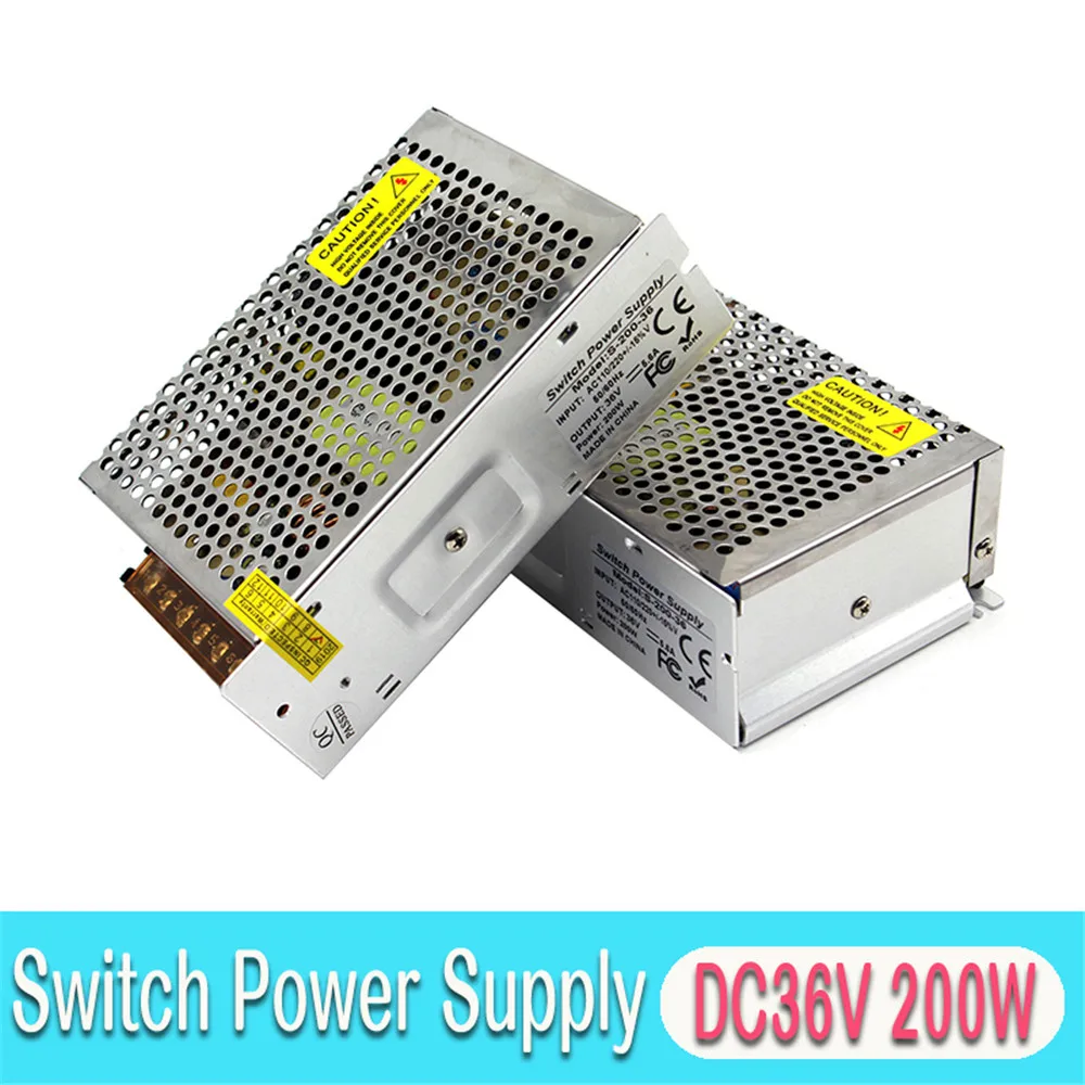 Переменный 36В DC источник питания DC36V 200 Вт трансформатор драйвера AC220V 110В вход в